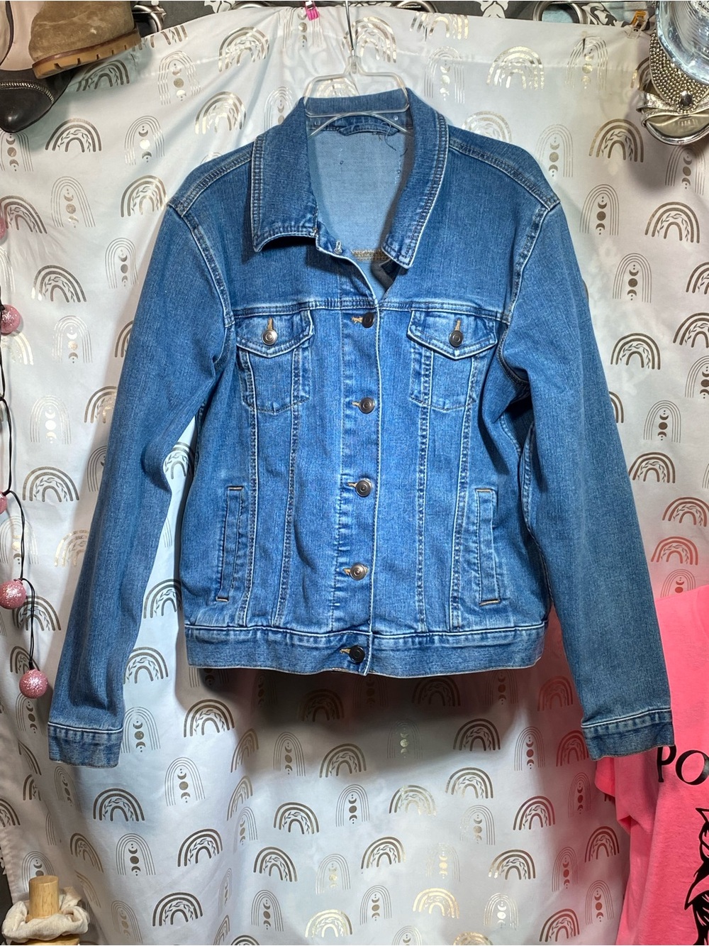 Classic Blue Denim Jacket - Women's Jean Jacket